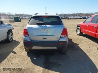 2015 Chevrolet Trax LT with VIN KL7CJRSB3FB130586, listed as a IAAI auction lot 41757836 with 66,473 mi miles. Bid and sale history available at carsss.com. Image 16.