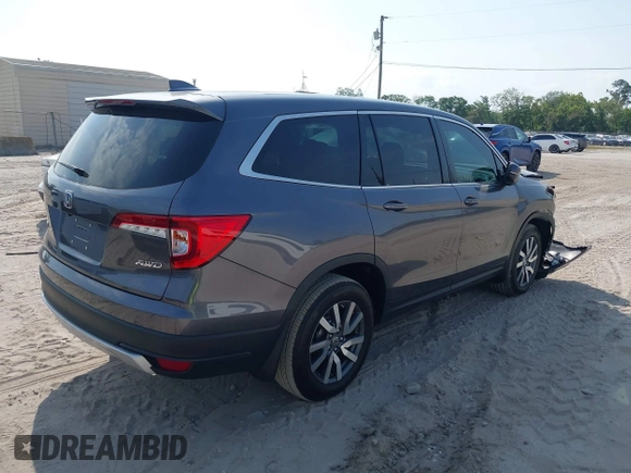 2019 Honda Pilot EX-L with VIN 5FNYF6H56KB066657, listed as a IAAI auction lot 41853333 with 50,915 mi miles. Bid and sale history available at carsss.com. Image 4.