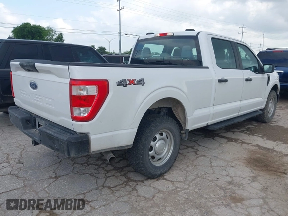 2022 Ford F-150 XL with VIN 1FTFW1E50NKE67093, listed as a IAAI auction lot 42157548 with 104,232 mi miles and . Bid and sale history available at DreamBid. Image 4.