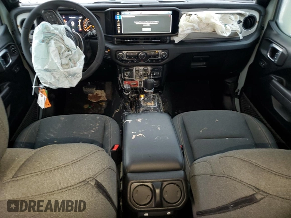 2024 Jeep Wrangler Willys с VIN 1C4RJXDG4RW266071, выставлен на аукционе Copart как лот 73152464 с пробегом 349 миль миль и Списание • Salvage title. История ставок и продаж доступна на DreamBid. Изображение 8.