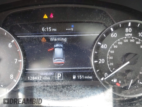 2019 Infiniti QX50 Luxe with VIN 3PCAJ5M19KF135211, listed as a IAAI auction lot 42308891 with 128,432 mi miles and . Bid and sale history available at DreamBid. Image 7.