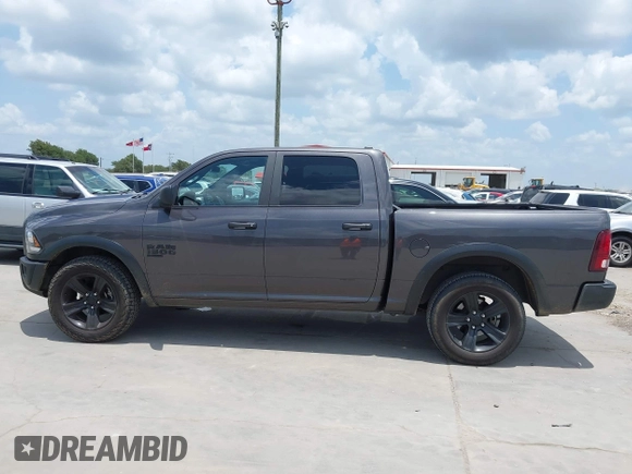 2024 Ram 1500 Warlock with VIN 1C6RR6LG6RS142337, listed as a IAAI auction lot 42734480 with 36,410 mi miles and . Bid and sale history available at DreamBid. Image 14.