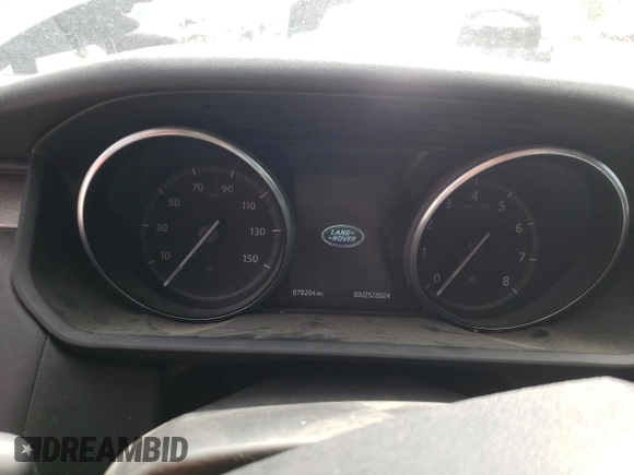 2017 Land Rover Discovery HSE Luxury with VIN SALRHBBV8HA020533, listed as a Copart auction lot 48229214 with 78,204 mi miles. Bid and sale history available at carsss.com. Image 9.