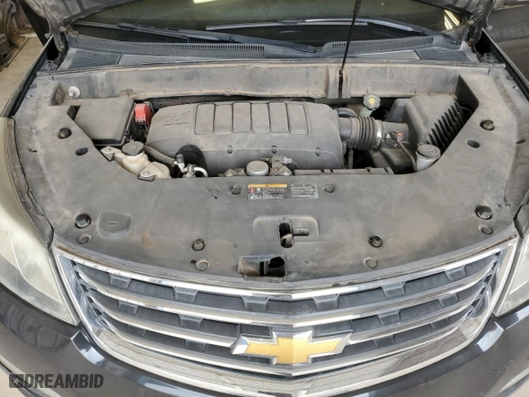2015 Chevrolet Traverse LT with VIN 1GNKRGKD7FJ192261, listed as a Copart auction lot 52918025 with 123,854 mi miles and Salvage Title. Bid and sale history available at carsss.com. Image 12.