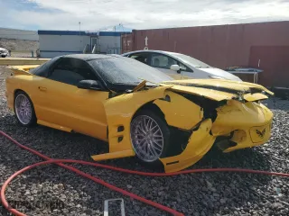 2002 Pontiac Firebird Formula with VIN 2G2FV22G522121744, listed as a Copart auction lot 46989175 with 0 mi miles and Salvage Title. Bid and sale history available at carsss.com. Image 4.