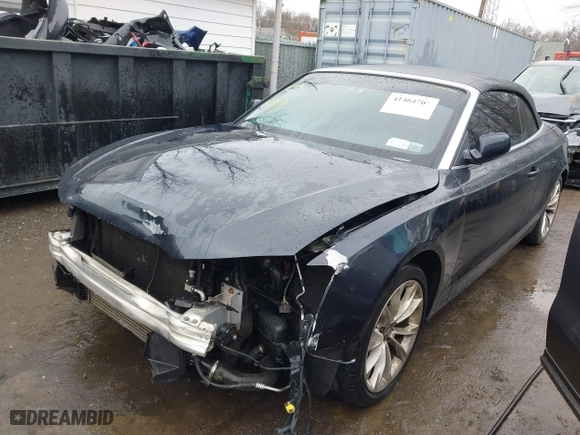 2013 Audi A5 Premium Plus with VIN WAULFAFH0DN002447, listed as a IAAI auction lot 41464707 with 115,934 mi miles. Bid and sale history available at carsss.com. Image 17.