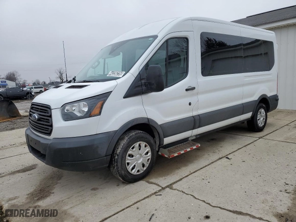 2016 Ford Transit Cargo Van with VIN 1FTYR2CM1GKA97310, listed as a Copart auction lot 44336235 with 0 mi miles and Clean Title. Bid and sale history available at carsss.com. Image 9.