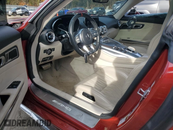 2020 Mercedes-Benz AMG GT with VIN WDDYJ8AA6LA025673, listed as a Copart auction lot 82607534 with 54,724 mi miles and Salvage title. Bid and sale history available at DreamBid. Image 8.