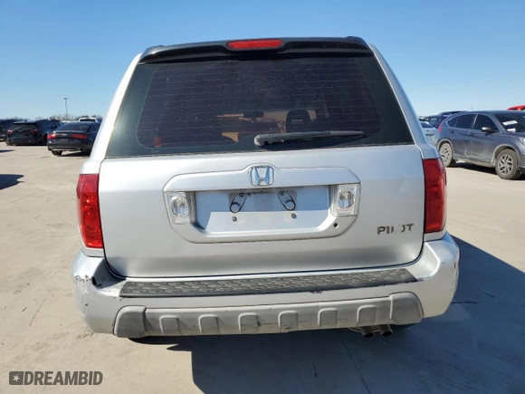 2004 Honda Pilot LX with VIN 2HKYF18124H548899, listed as a Copart auction lot 47863145 with 238,683 mi miles and Salvage Title. Bid and sale history available at carsss.com. Image 6.