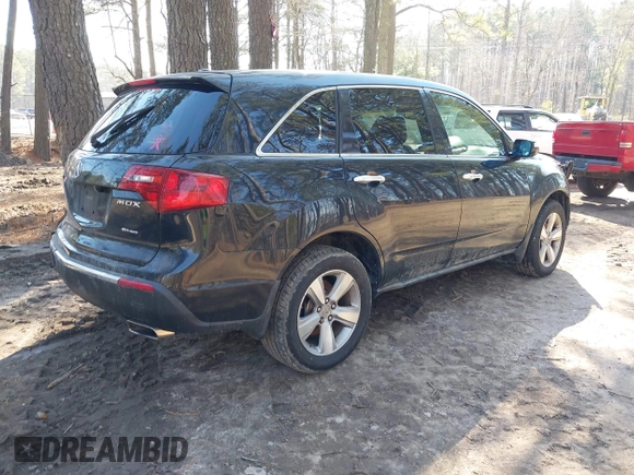 2012 Acura MDX Tech/Entertainment Pkg with VIN 2HNYD2H42CH527025, listed as a IAAI auction lot 41642926 with 140,876 mi miles. Bid and sale history available at carsss.com. Image 4.