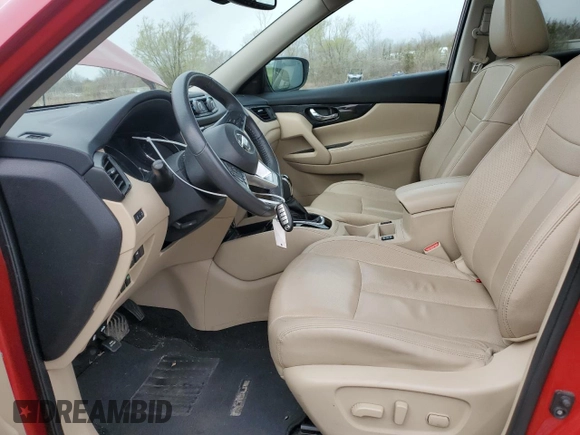 2017 Nissan Rogue S with VIN 5N1AT2MV7HC863588, listed as a Copart auction lot 52952355 with 70,478 mi miles and Salvage Title. Bid and sale history available at carsss.com. Image 7.