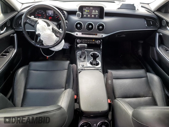 2018 Kia Stinger with VIN KNAE15LA8J6036101, listed as a Copart auction lot 81426844 with 79,504 mi miles and Salvage Title. Bid and sale history available at DreamBid. Image 8.