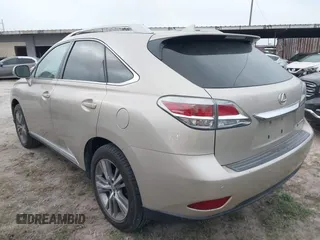 2015 Lexus RX 350 with VIN 2T2ZK1BA3FC190707, listed as a IAAI auction lot 41949296 with 121,318 mi miles and . Bid and sale history available at carsss.com. Image 3.