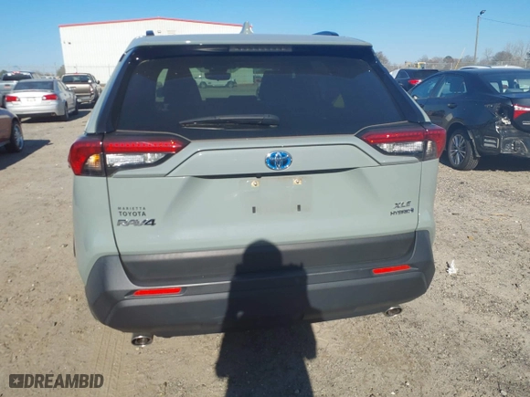 2022 Toyota RAV4 Hybrid XLE with VIN JTMRWRFVXND143454, listed as a IAAI auction lot 41702292 with 25,455 mi miles. Bid and sale history available at carsss.com. Image 17.