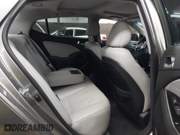 2015 Kia Optima SX Turbo with VIN 5XXGR4A6XFG469733, listed as a IAAI auction lot 42494569 with 145,397 mi miles and . Bid and sale history available at DreamBid. Image 8.