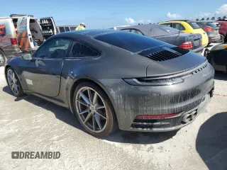2021 Porsche 911 Carrera S with VIN WP0AB2A95MS222552, listed as a Copart auction lot 75054704 with 0 mi miles and Salvage Title. Bid and sale history available at carsss.com. Image 2.