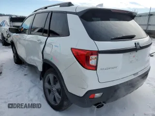 2021 Honda Passport Touring with VIN 5FNYF8H90MB035860, listed as a Copart auction lot 87910965 with 19,316 mi miles and Salvage Title. Bid and sale history available at carsss.com. Image 2.