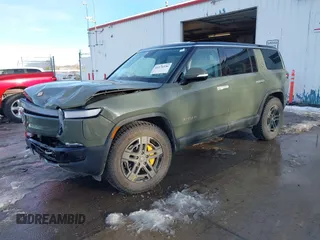 2024 Rivian R1S Launch Edition with VIN 7PDSGABL1RN035074, listed as a IAAI auction lot 41276556 with Not Provided miles. Bid and sale history available at carsss.com. Image 21.