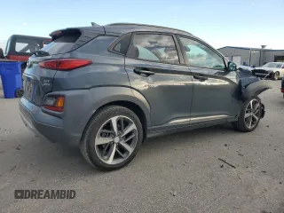 2019 Hyundai Kona Ultimate with VIN KM8K5CA59KU267182, listed as a Copart auction lot 41383395 with 50,531 mi miles and Salvage Title. Bid and sale history available at carsss.com. Image 3.