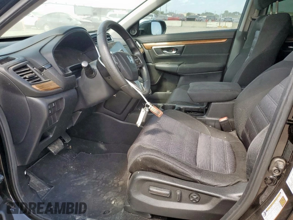 2020 Honda CR-V EX with VIN 5J6RW1H55LA019616, listed as a Copart auction lot 58242425 with 100,787 mi miles and Salvage title. Bid and sale history available at DreamBid. Image 7.