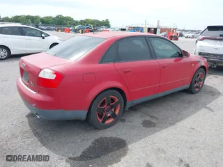 2002 Audi A4 1.8T with VIN WAULC68EX2A313915, listed as a IAAI auction lot 40235630 with 139,422 mi miles. Bid and sale history available at carsss.com. Image 4.