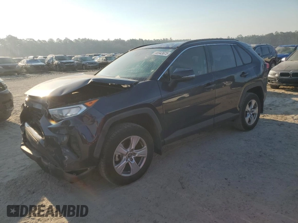 2019 Toyota RAV4 XLE with VIN 2T3W1RFV3KW014147, listed as a Copart auction lot 46943675 with 70,850 mi miles and Salvage Title. Bid and sale history available at DreamBid. Image 1.