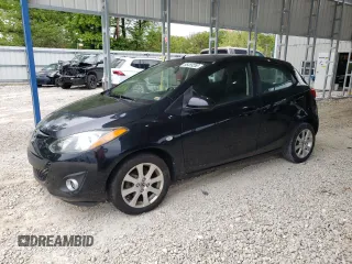 2014 Mazda 2 Touring z VIN JM1DE1LY9E0175946, wystawiony jako Copart lot #55459255 z przebiegiem 109 494 mil mil oraz Szkoda całkowita • Salvage title. Historia ofert i sprzedaży dostępna na DreamBid. Obrazek 1.