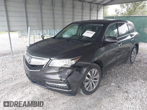 2014 Acura MDX Tech Pkg with VIN 5FRYD3H42EB009323, listed as a IAAI auction lot 40863681 with 87,746 mi miles. Bid and sale history available at carsss.com. Image 2.