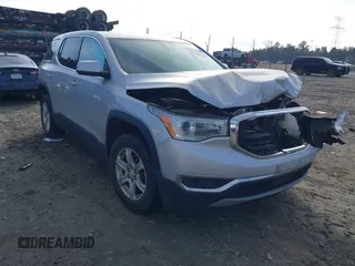 2018 GMC Acadia SLE with VIN 1GKKNKLA6JZ136001, listed as a IAAI auction lot 41211561 with 1 mi miles. Bid and sale history available at carsss.com. Image 1.