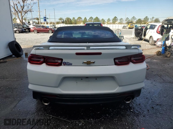 2020 Chevrolet Camaro 1LT with VIN 1G1FB3DS6L0112607, listed as a Copart auction lot 87501625 with 52,385 mi miles and Non Repairable. Bid and sale history available at carsss.com. Image 6.