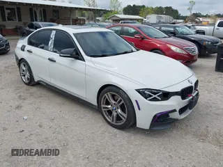 2014 BMW 3 Series 328i with VIN WBA3A5C59EP601126, listed as a IAAI auction lot 41921844 with 124,844 mi miles. Bid and sale history available at carsss.com. Image 1.