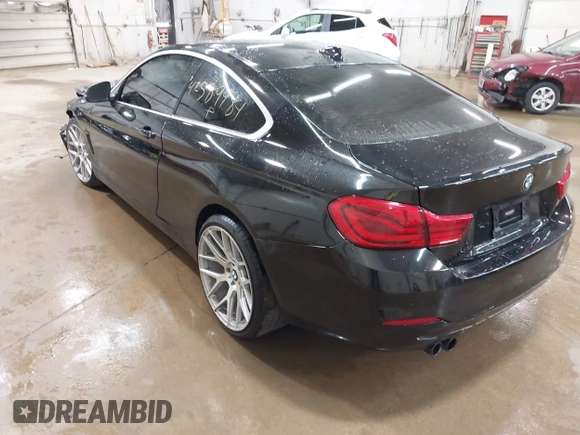 2019 BMW 4 Series 430i with VIN WBA4W3C57KAF91966, listed as a IAAI auction lot 42589984 with 103,001 mi miles and . Bid and sale history available at DreamBid. Image 3.