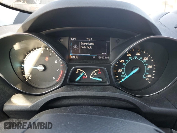 2014 Ford Escape SE with VIN 1FMCU0GX7EUB42975, listed as a Copart auction lot 52605765 with 138,523 mi miles and Salvage Title. Bid and sale history available at DreamBid. Image 9.