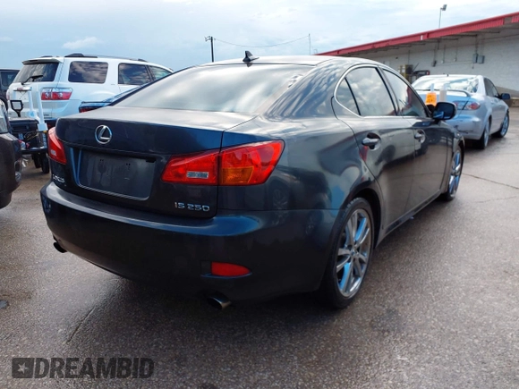 2008 Lexus IS 250 with VIN JTHBK262382071330, listed as a IAAI auction lot 42072188 with Not Provided miles. Bid and sale history available at carsss.com. Image 4.