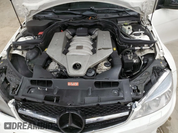 2010 Mercedes-Benz C 63 AMG with VIN WDDGF7HBXAF431638, listed as a Copart auction lot 44015185 with 112,912 mi miles and Salvage Title. Bid and sale history available at carsss.com. Image 11.
