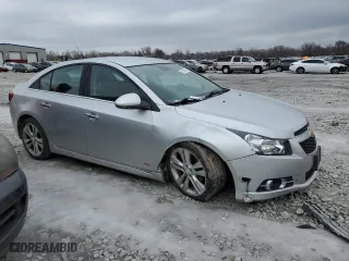 2012 Chevrolet Cruze LTZ with VIN 1G1PH5SC4C7386258, listed as a Copart auction lot 42266475 with 131,817 mi miles and Salvage Title. Bid and sale history available at carsss.com. Image 4.
