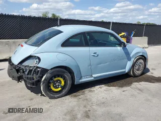 2014 Volkswagen Beetle 2.5L w/Sun with VIN 3VWJP7AT8EM633476, listed as a Copart auction lot 53447715 with 120,074 mi miles and Salvage Title. Bid and sale history available at DreamBid. Image 3.