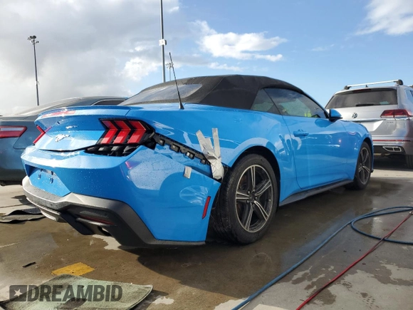 2024 Ford Mustang EcoBoost with VIN 1FAGP8UH8R5114617, listed as a Copart auction lot 74425134 with 0 mi miles and Salvage Title. Bid and sale history available at carsss.com. Image 3.