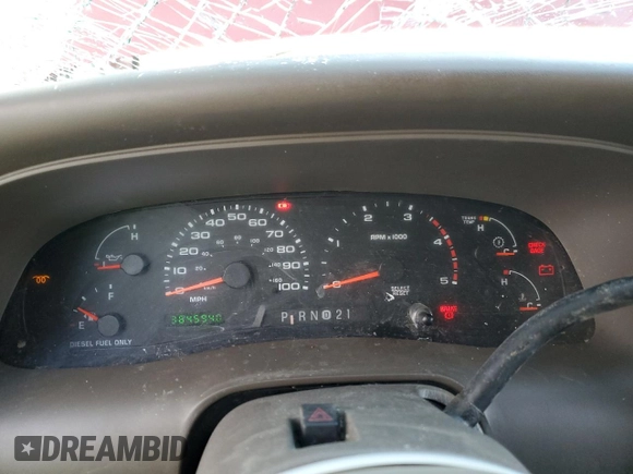 2002 Ford Excursion Limited z VIN 1FMNU42F22ED63582, wystawiony jako Copart lot #87511635 z przebiegiem 384 594 mil mil oraz Czysty tytuł • Clean title. Historia ofert i sprzedaży dostępna na DreamBid. Obrazek 9.