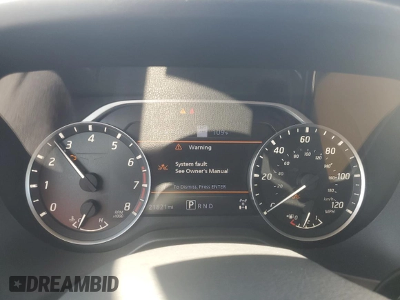 2021 Nissan Titan Pro-4X z VIN 1N6AA1ED5MN501877, wystawiony jako Copart lot #63714005 z przebiegiem 21 821 mil mil oraz Szkoda całkowita • Salvage title. Historia ofert i sprzedaży dostępna na DreamBid. Obrazek 9.