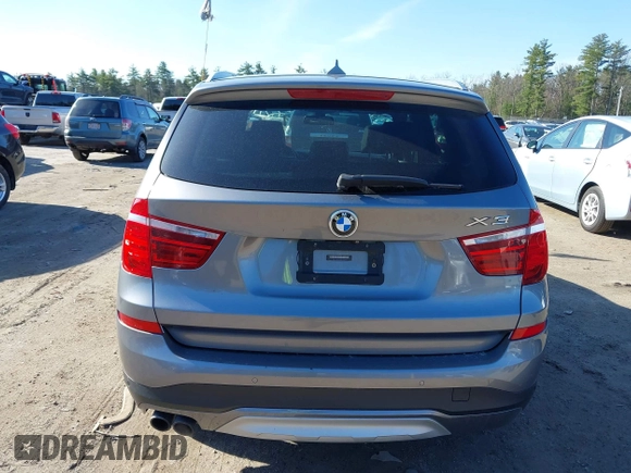 2017 BMW X3 xDrive28i with VIN 5UXWX9C34H0T21274, listed as a IAAI auction lot 41975945 with 84,309 mi miles and . Bid and sale history available at DreamBid. Image 16.
