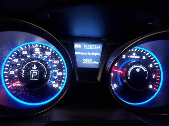 2013 Hyundai Genesis Coupe R-Spec with VIN KMHHT6KD4DU083407, listed as a Copart auction lot 51277785 with 164,574 mi miles and Salvage title. Bid and sale history available at DreamBid. Image 9.