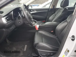 2022 Genesis G70 2.0T with VIN KMTG34TA3NU087847, listed as a Copart auction lot 83541034 with 65,891 mi miles and Salvage Title. Bid and sale history available at DreamBid. Image 7.