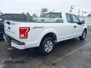 2017 Ford F-150 XL with VIN 1FTEX1C81HFC29045, listed as a IAAI auction lot 41930357 with 238,370 mi miles. Bid and sale history available at carsss.com. Image 4.