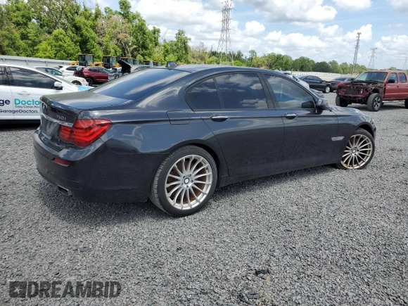 2012 BMW 7 Series 750i xDrive with VIN WBAKC6C5XCC397243, listed as a Copart auction lot 55388715 with 77,424 mi miles and Clean Title. Bid and sale history available at DreamBid. Image 3.