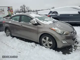 2012 Hyundai Elantra GLS with VIN 5NPDH4AE1CH064700, listed as a Copart auction lot 44126885 with 112,389 mi miles and Salvage Title. Bid and sale history available at carsss.com. Image 4.