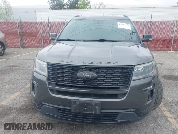 2018 Ford Explorer Sport with VIN 1FM5K8GT8JGB79584, listed as a IAAI auction lot 41894627 with 99,143 mi miles and . Bid and sale history available at DreamBid. Image 12.