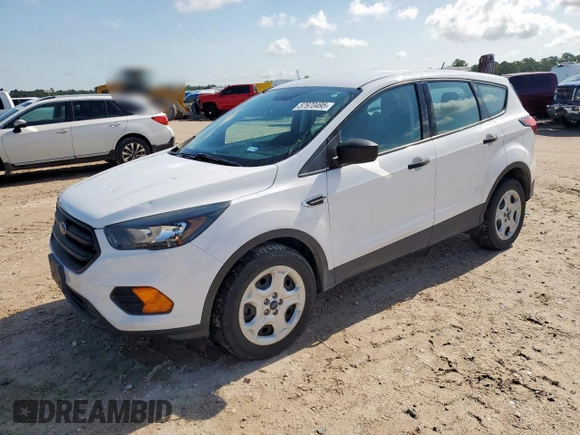 2019 Ford Escape S with VIN 1FMCU0F7XKUA62549, listed as a Copart auction lot 57970495 with 87,839 mi miles and Clean title. Bid and sale history available at DreamBid. Image 1.