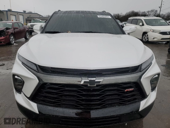 2025 Chevrolet Blazer RS with VIN 3GNKBERS0SS101529, listed as a Copart auction lot 85469464 with 8,093 mi miles and Salvage title. Bid and sale history available at DreamBid. Image 5.