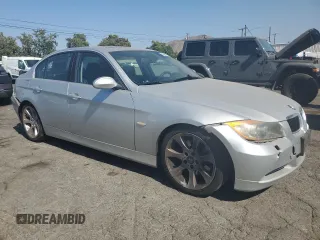 2006 BMW 3 Series 330i with VIN WBAVB335X6AZ85075, listed as a Copart auction lot 63092735 with 126,134 mi miles and Salvage title. Bid and sale history available at DreamBid. Image 4.